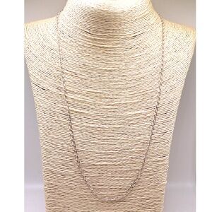 Vintage 925 ITALY STERLING SILVER Link Chain Necklace 23”